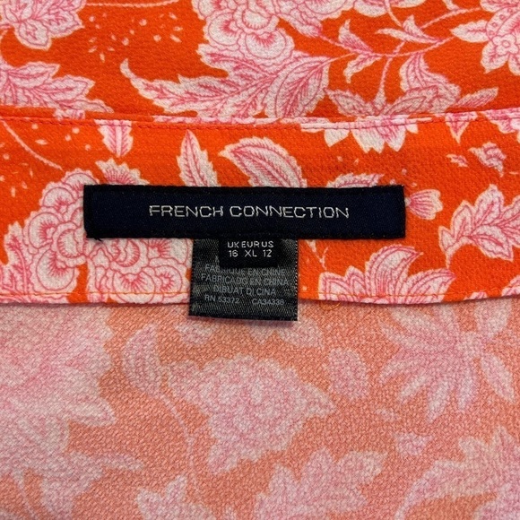 NEW French Connection Cosette Verona Midi Slip Skirt Camellia Rose - Picture 5 of 5